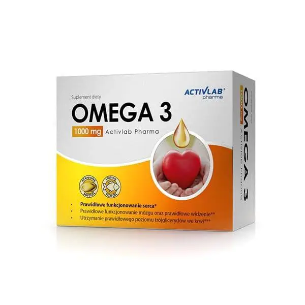 Omega 3 1000 mg 60 kapsułek Activlab - 1 - Apteka HIT