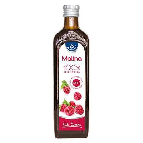 Oleofarm Sok z malin 490 ml - 1 - Apteka HIT