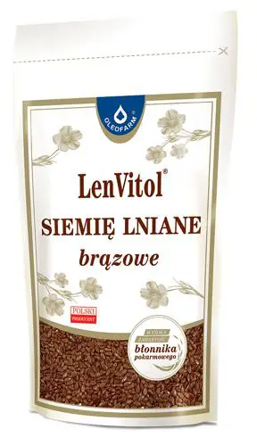 Oleofarm Siemię lniane brązowe 450 g - 1 - Apteka HIT