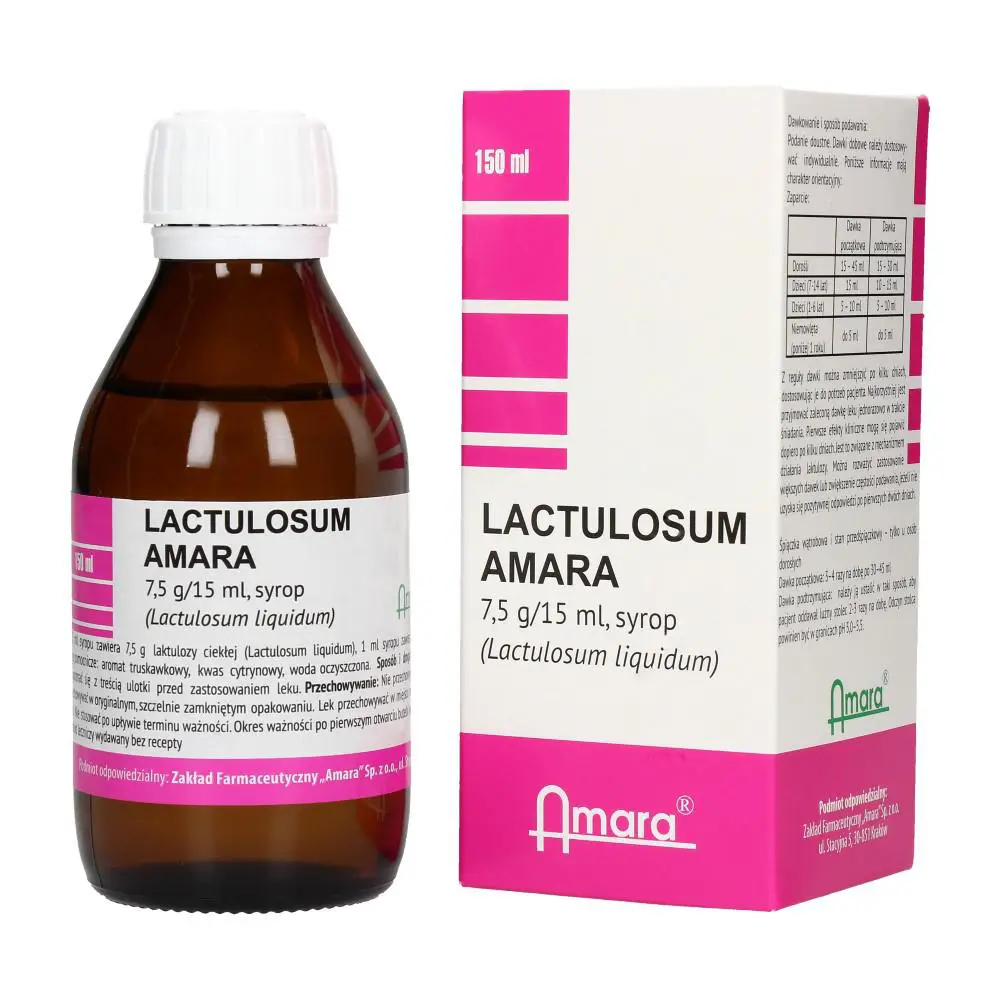 Lactulosum Amara 7,5 g/15 ml syrop 150 ml - 1 - Apteka HIT