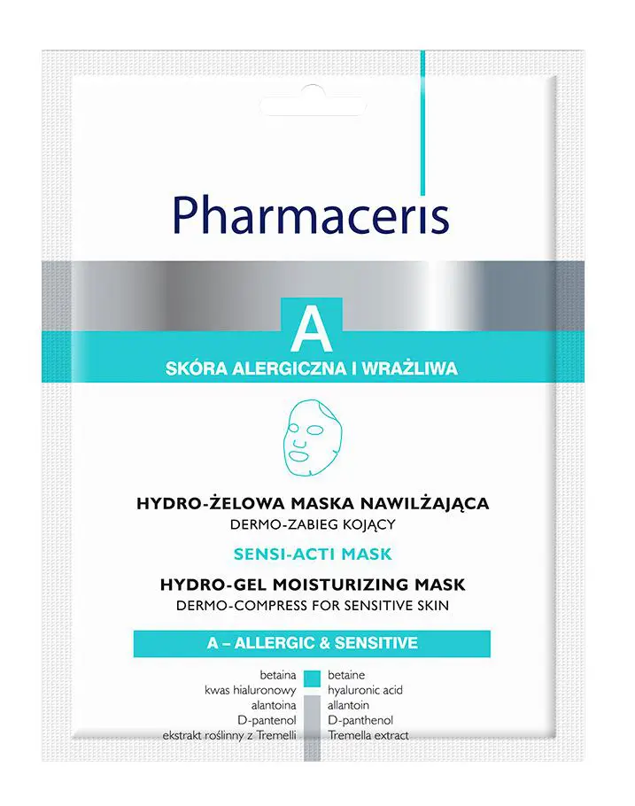 Pharmaceris A Sensi-Acti Mask Hydro-żelowa maska nawilżająca 1 sztuka - 1 - Apteka HIT