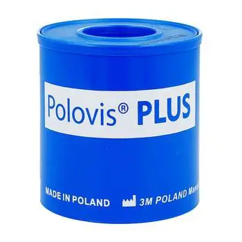 Plaster Polovis Plus jedwabny przylepiec 5m x 50mm 1 szt - 1 - Apteka HIT