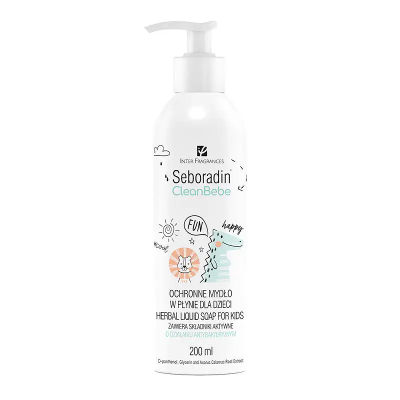 Seboradin Bebe Clean Ochronne mydło w płynie 200 ml - 1 - Apteka HIT