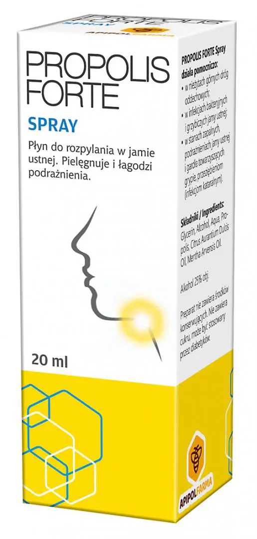 Propolis Forte Spray płyn do pielęgnacji jamy ustnej 20 ml - 1 - Apteka HIT