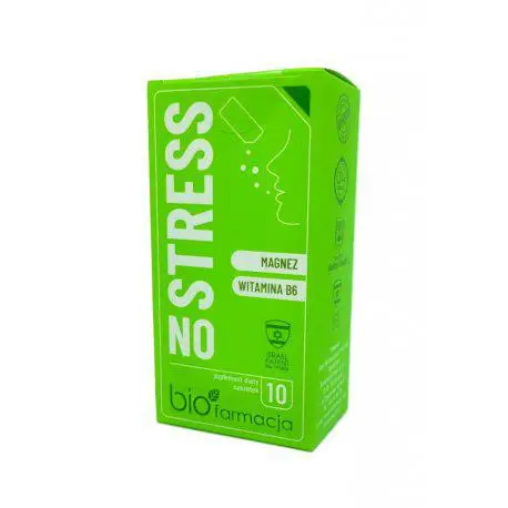 No Stress Mg + B6 10 sasz. Bio Farmacja - 1 - Apteka HIT