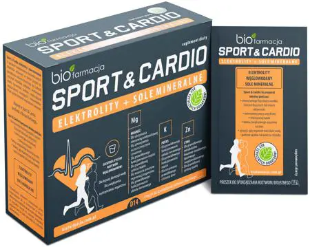 Sport i Cardio elektrolity i sole mineralne 14 sasz. Bio Farmacja - 1 - Apteka HIT