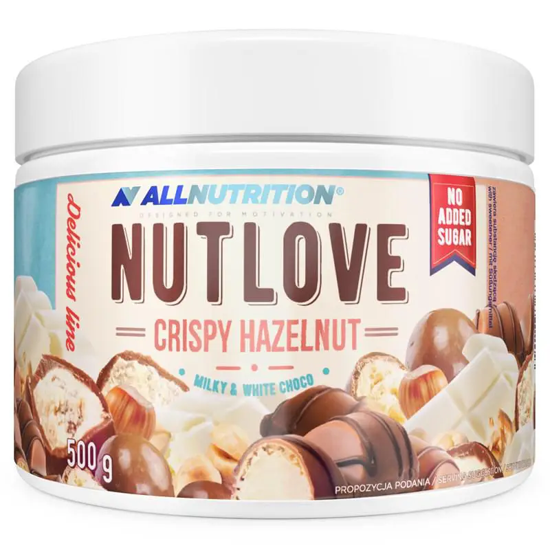 Allnutrition Nutlove  Crispy Hazelnut Krem orzechowy 500 g - 1 - Apteka HIT