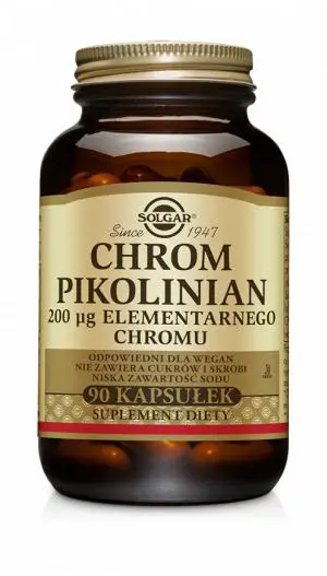 Solgar Chrom pikolinian 90 kapsułek - 1 - Apteka HIT