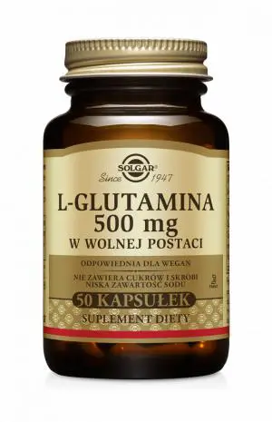 Solgar L-glutamina 500 mg 50 kapsułek - 1 - Apteka HIT