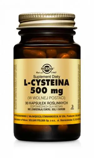 Solgar L-cysteina 500 mg 30 kapsułek - 1 - Apteka HIT