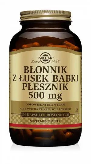 Solgar Błonnik z łusek babki płesznik 200 kapsułek - 1 - Apteka HIT