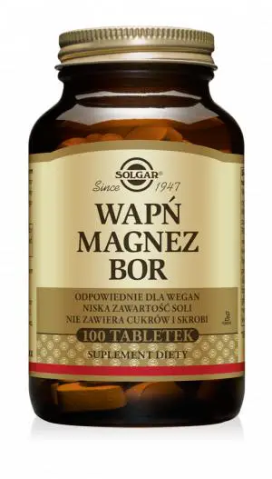 Solgar Wapń Magnez Bor 100 tabletek - 1 - Apteka HIT