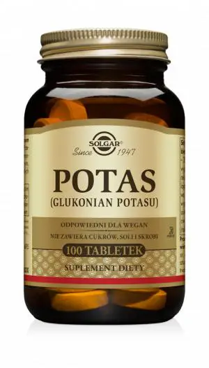 Solgar Potas 100 tabletek - 1 - Apteka HIT