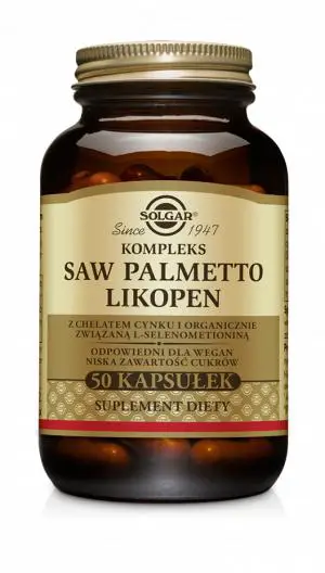 Solgar Kompleks Saw Palmetto Likopen 50 kapsułek - 1 - Apteka HIT