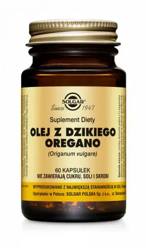 Solgar Olej z dzikiego oregano 60 kapsułek - 1 - Apteka HIT