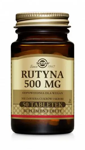 Solgar Rutyna 500 mg 50 tabletek - 1 - Apteka HIT