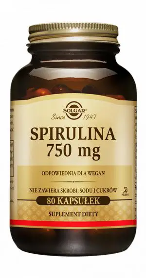 Solgar Spirulina 750 mg 80 kapsułek - 1 - Apteka HIT