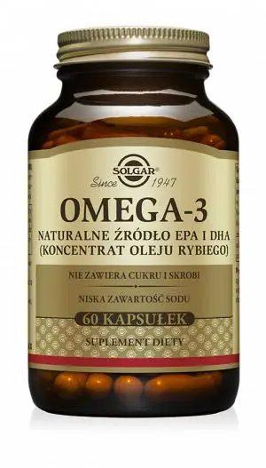 Solgar Omega-3 Naturalne źródło EPA i DHA 60 kapsułek - 1 - Apteka HIT