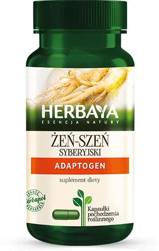 Herbaya Żeń-szeń syberyjski Adaptogen 60 kapsułek - 1 - Apteka HIT