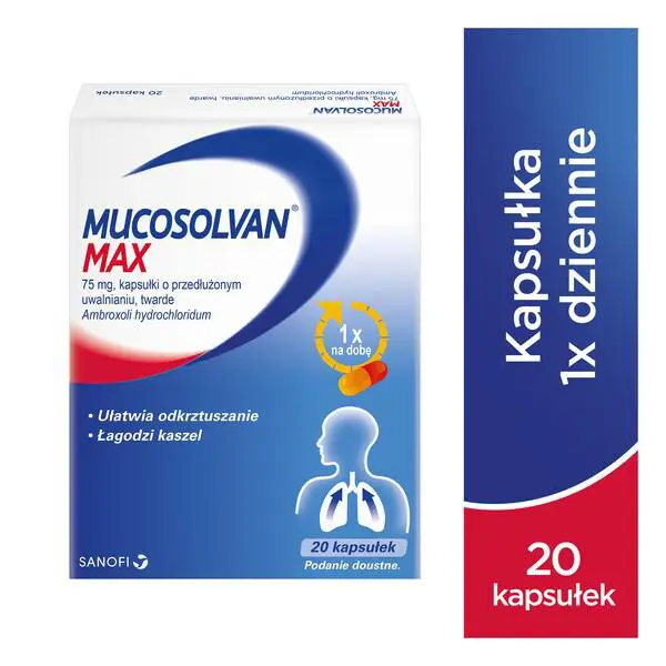 Mucosolvan Max 20 kapsułek - 1 - Apteka HIT