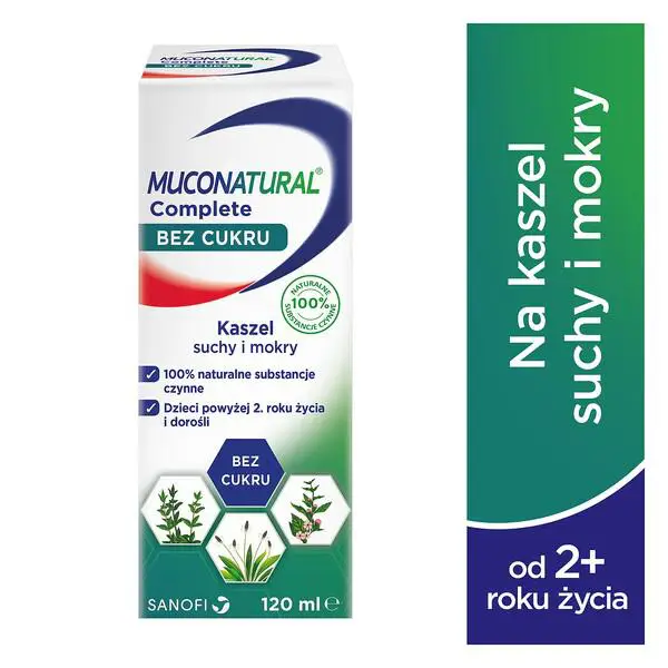 Muconatural Complete bez cukru syrop 120 ml - 1 - Apteka HIT