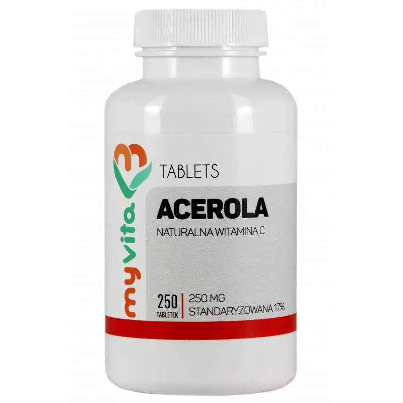 MyVita Acerola 250 mg 250 tabletek - 1 - Apteka HIT