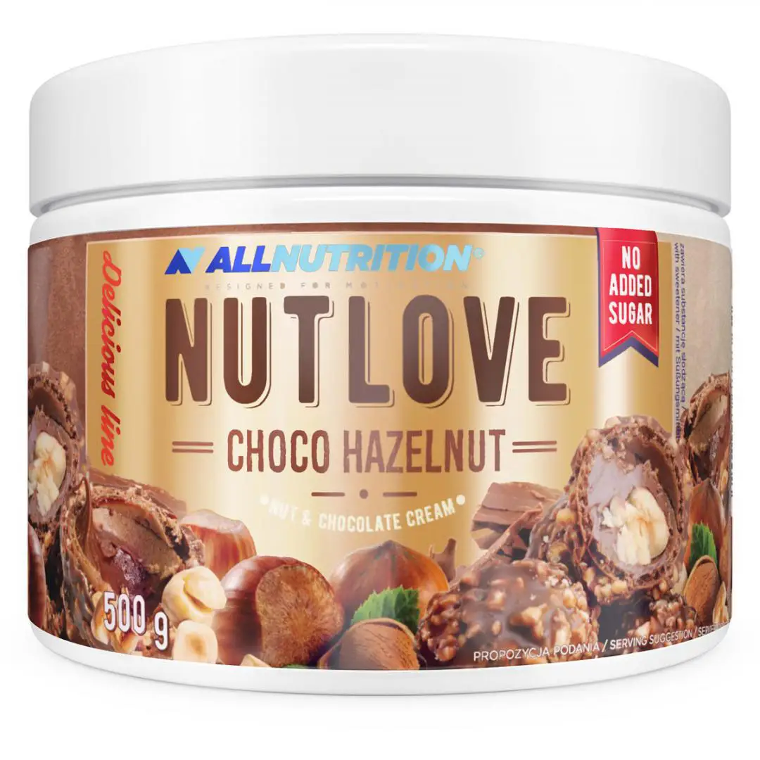 Allnutrition Nutlove Choco hazelnut Krem orzechowo-czekoladowy 500g - 1 - Apteka HIT