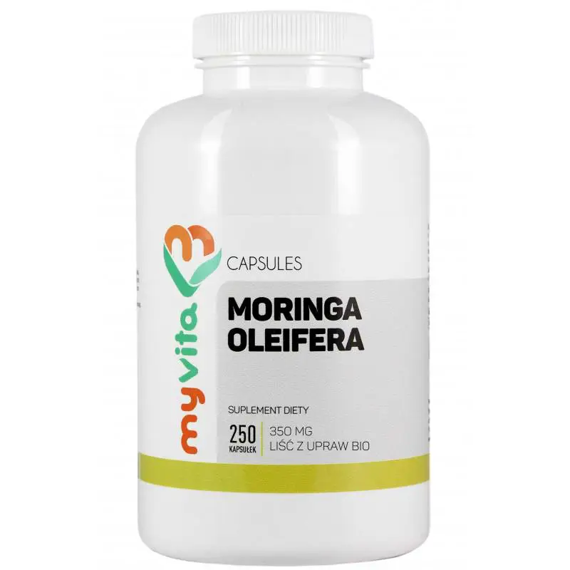 MyVita Moringa oleifera 350 mg 250 kapsułek - 1 - Apteka HIT