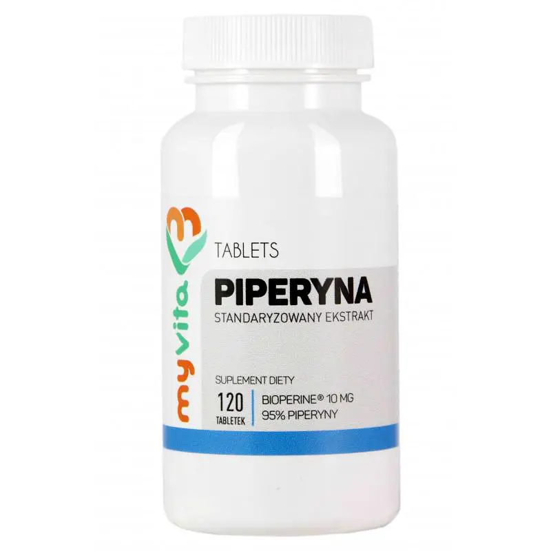 MyVita Piperyna 10 mg 120 tabletek - 1 - Apteka HIT