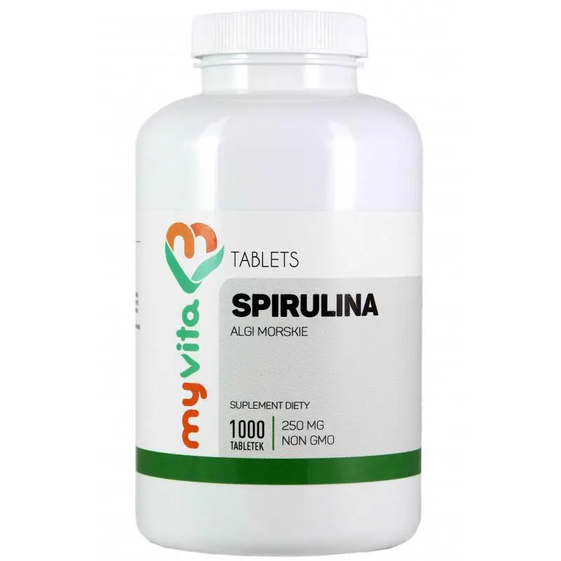 MyVita Spirulina 250 mg 1000 tabletek - 1 - Apteka HIT