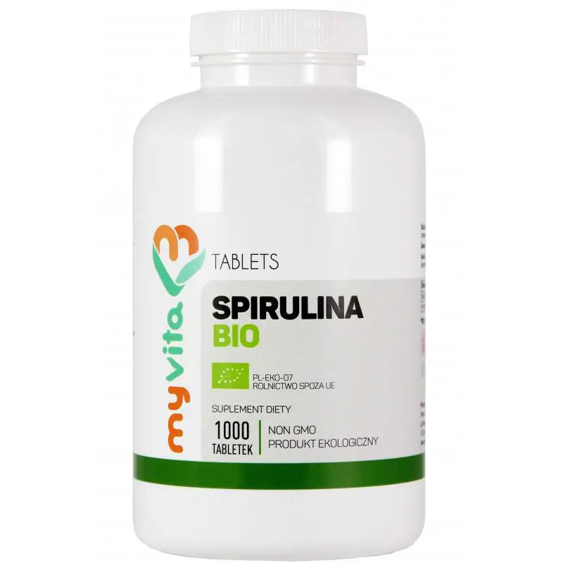 MyVita Spirulina Bio 1000 tabletek - 1 - Apteka HIT