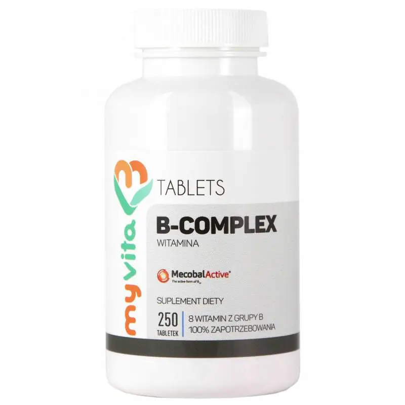 MyVita Witamina B-complex 100% 250 tabletek - 1 - Apteka HIT