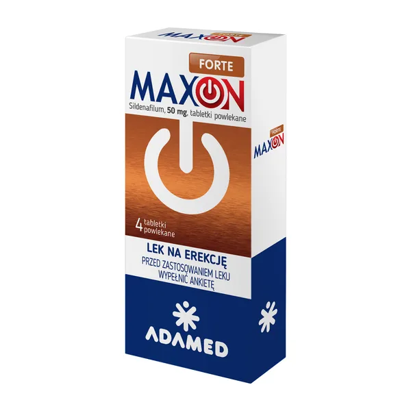 Maxon Forte 50 mg 4 tabletki - 1 - Apteka HIT