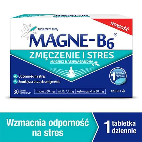 Magne-B6 Zmęczenie i stres 30 tabletek - 1 - Apteka HIT