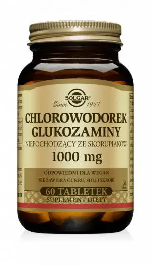 Solgar Chlorowodorek glukozaminy 1000 mg 60 tabletek - 1 - Apteka HIT