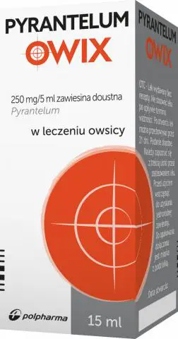 Pyrantelum Owix 250 mg/ 5 ml zawiesina doustna 15 ml - 1 - Apteka HIT