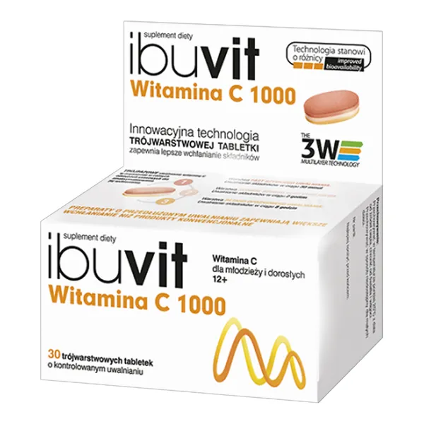 Ibuvit Witamina C 1000 30 tabletek - 1 - Apteka HIT