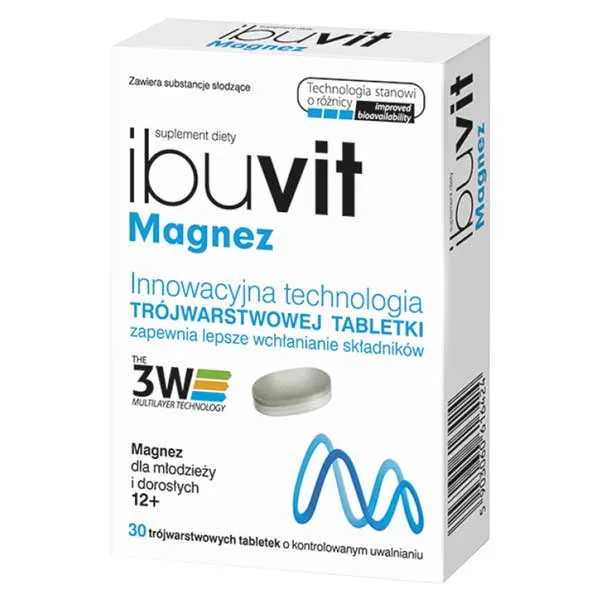 Ibuvit Magnez 30 tabletek - 1 - Apteka HIT