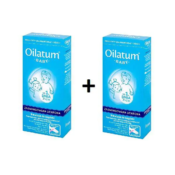 Oilatum Baby Emulsja do kąpieli 500 ml + 500 ml - 1 - Apteka HIT