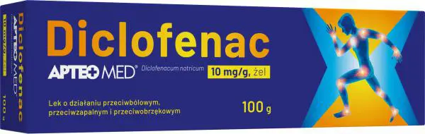 Diclofenac Apteo Med żel 100 g - 1 - Apteka HIT