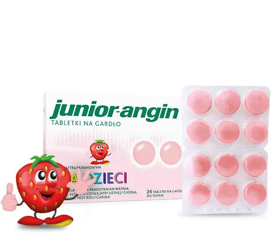 Junior-Angin tabletki do ssania 24 szt. - 1 - Apteka HIT