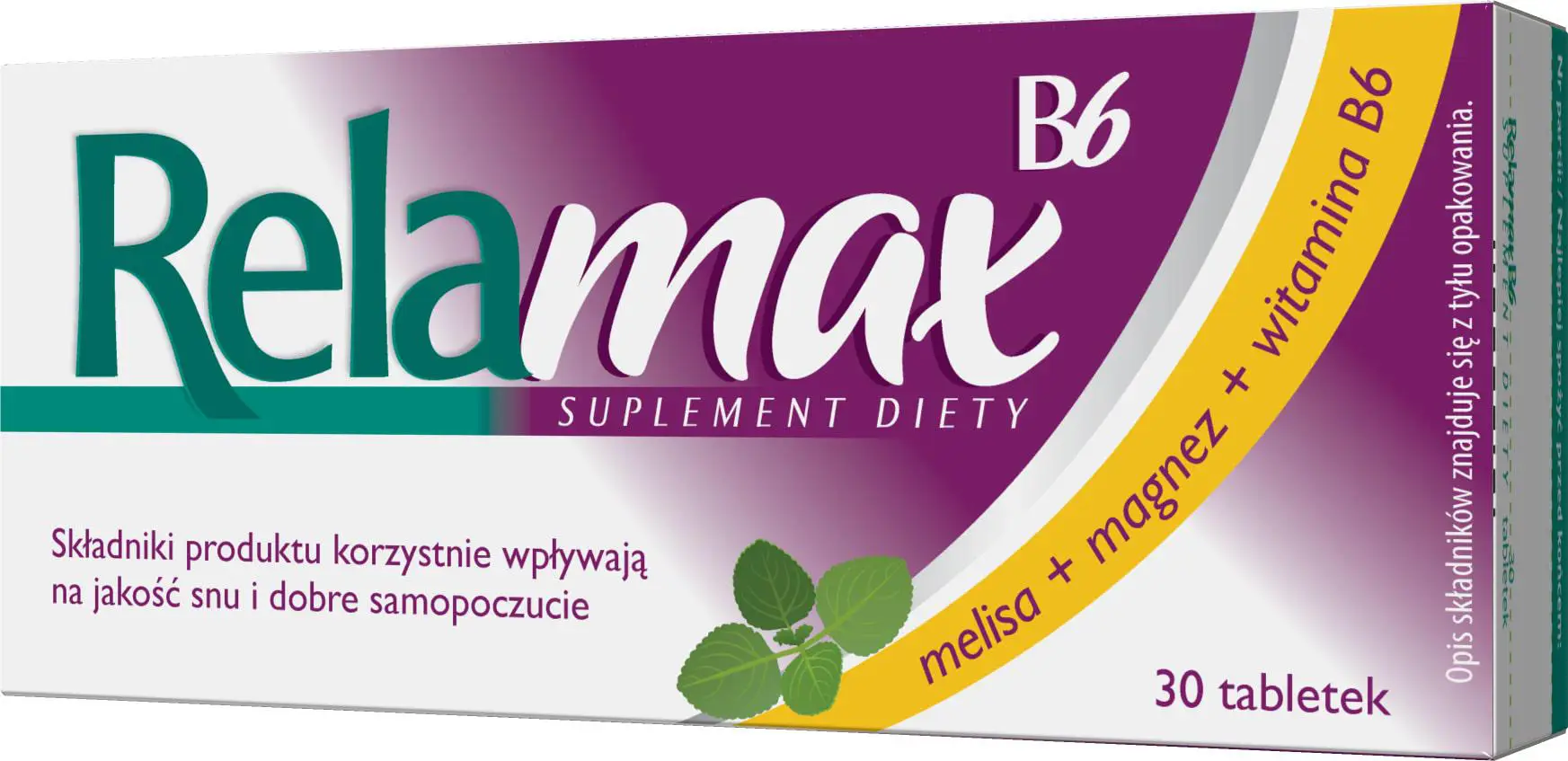 Relamax B6 30 tabletek - 1 - Apteka HIT