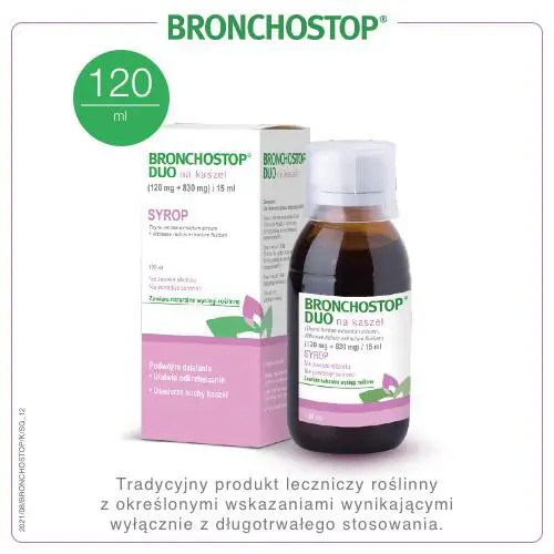 Bronchostop Duo syrop na kaszel 120 ml - 1 - Apteka HIT