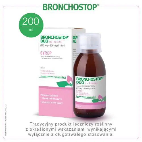 Bronchostop Duo syrop na kaszel 200 ml - 1 - Apteka HIT