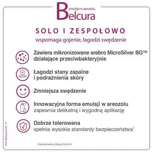 Belcura emulsja w areozolu z mikronizowanym srebrem 125 ml - 3 - Apteka HIT