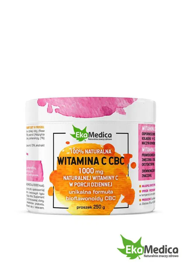 Witamina C CBC 1000 mg proszek 250 g EkaMedica - 1 - Apteka HIT