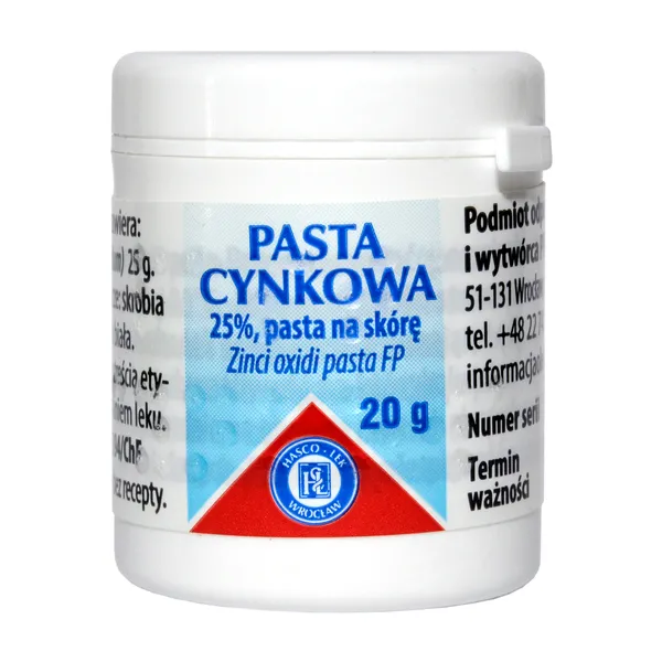 Pasta cynkowa 25% 20 g - 1 - Apteka HIT