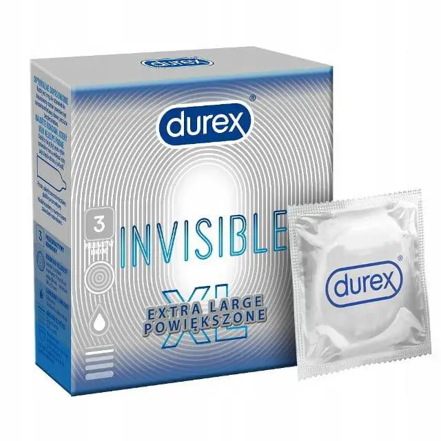 Durex Invisible XL 3 sztuki - 1 - Apteka HIT