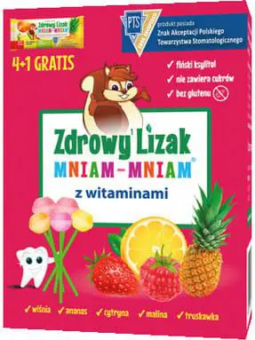 ZDROWY LIZAK MNIAM-MNIAM z witaminami 4+1 - 1 - Apteka HIT