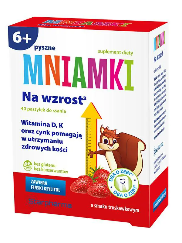 Mniamki NA WZROST 40 pastylek - 1 - Apteka HIT